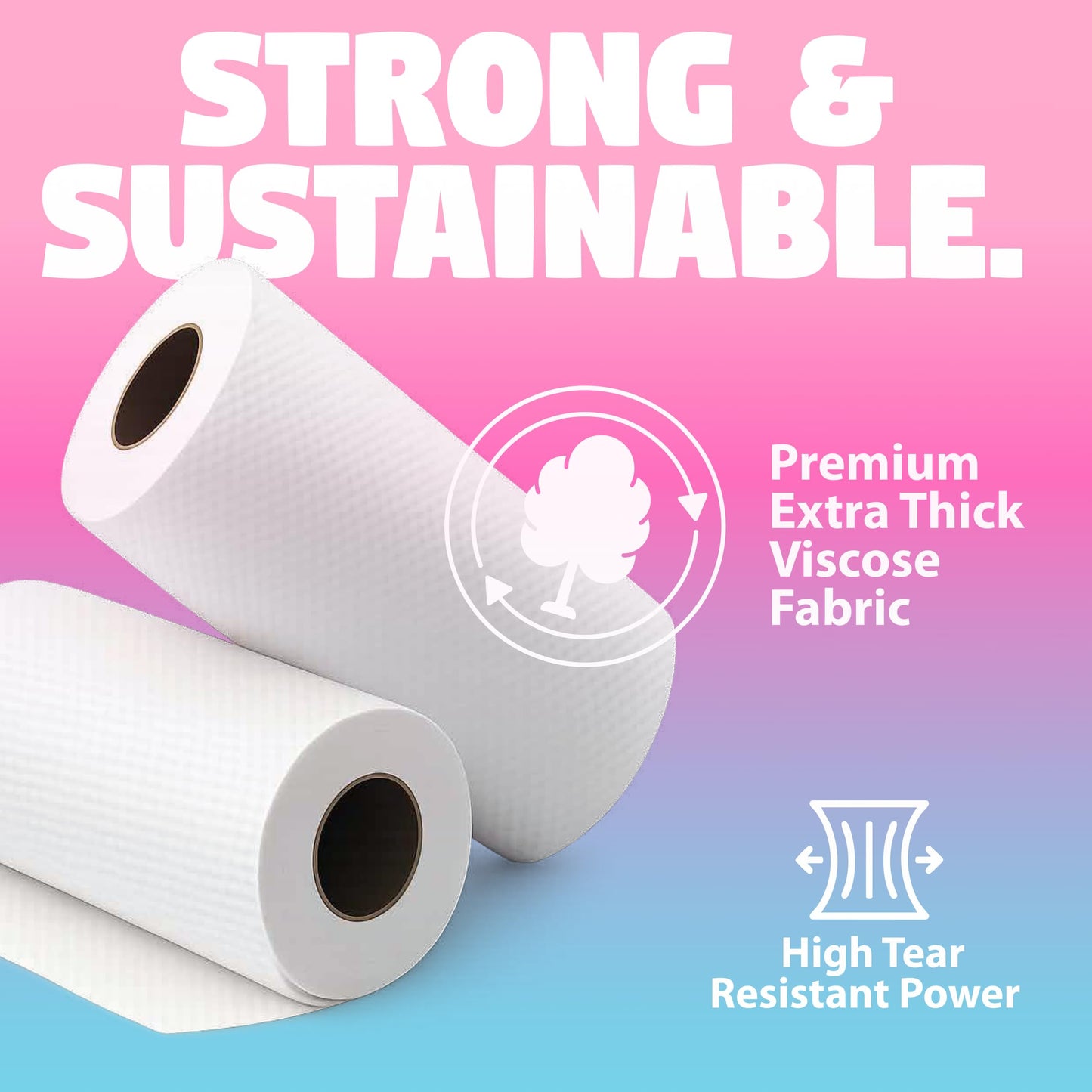 Origami Non-Woven Kitchen Towel | Pack of 1 | 25 Pulls Each