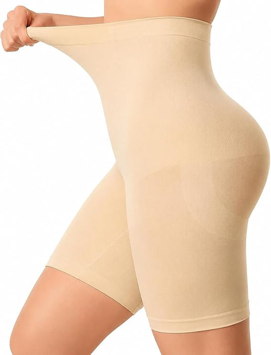 Women's High Waist Shapewear with Anti Rolling Strip Tummy Control Tucker Waist Slimming Panties Women Shapewear Underwear Women Waist Shaper Shapewear (Black) | Tummy Tucker| Seamless Body Shaper | Shorts Under Dress