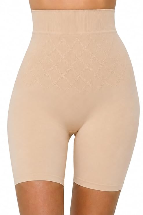 Women's High Waist Shapewear with Anti Rolling Strip Tummy Control Tucker Waist Slimming Panties Women Shapewear Underwear Women Waist Shaper Shapewear (Black) | Tummy Tucker| Seamless Body Shaper | Shorts Under Dress